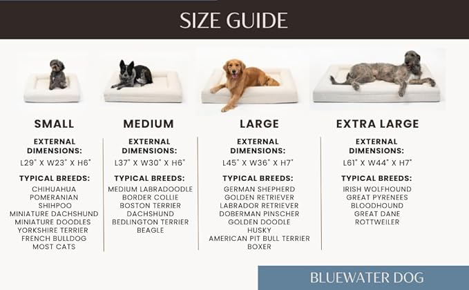 Luxury Boucle Orthopedic Memory Foam Dog Bed with Waterproof Liner and Machine Washable Cover with YKK Zippers (Large, 45" L x 36" W x 7" Th, Sand)