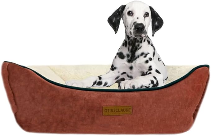 Otis & Claude Hi-Tech Cashmere Dog Bed, Medium 62x53 – Tear Proof Washable Cover, Orthopedic Medium Sofa Bed, Indoor Pet Bed, Chew Resistant Heavy Duty Dog Couch