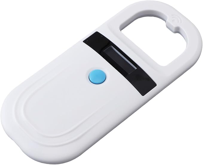 Microchip Scanner, Portable Handheld Pet Microchip Scanner with 800mAh Rechargeable Battery and 1000 Data Storage, Reader with Wireless Technology for Dogs, Cats, and (Style 1)