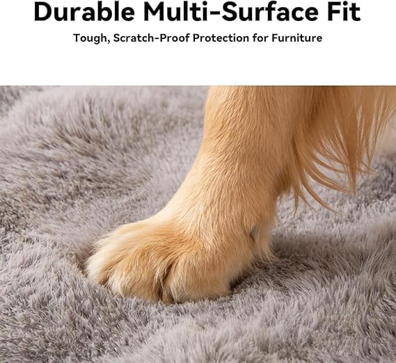 Dream Cloud Pet Sofa Bed for Couch, 2026 Upgraded Plush Washable Waterproof Non-Slip Pet Mat, Cozy Furniture Protector for Small Medium Dogs & Cats (Gray)