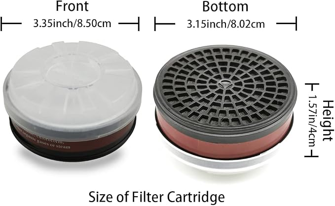 LDY-3 P-A-1 Filter Cartridge Against Organic Vapors and Dust