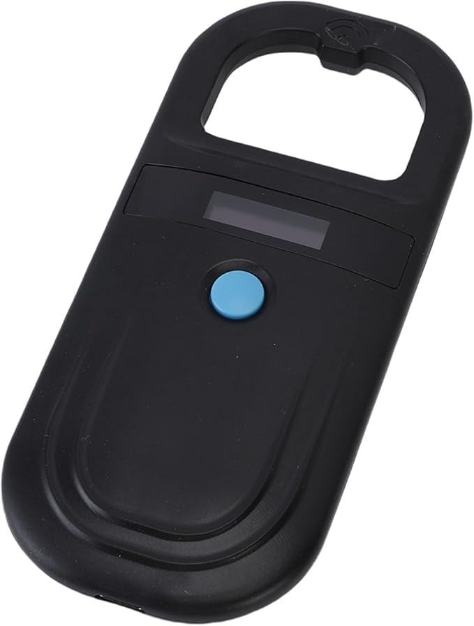 Microchip Scanner, Portable Handheld Pet Microchip Scanner with 800mAh Rechargeable Battery and 1000 Data Storage, Reader with Wireless Technology for Dogs, Cats, and (Style 2)