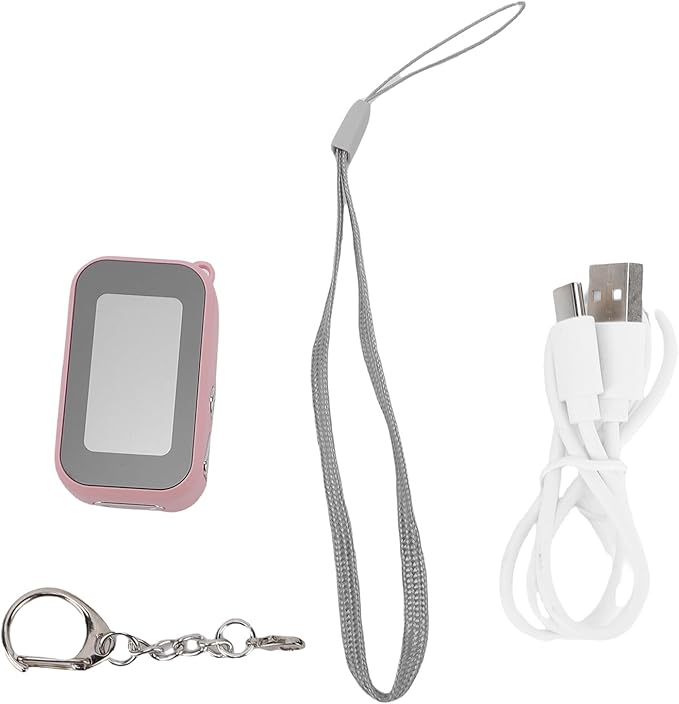 Tbest 1080P Thumb Retro Video Camera Color Screen Small for Cycling Hiking Pet Recording (Pink) (Pink)