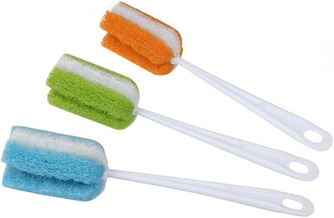 3PCS Soft Hanging Sponge Cleaning Brush Cleaner