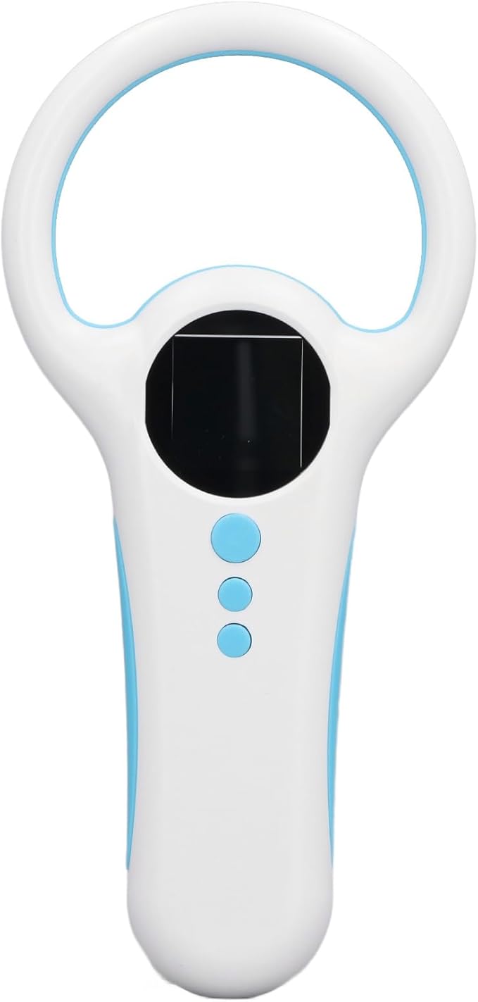 Alomejor Pet Microchip Reader Handheld ID Scanner Quick Recognition for Veterinarians and Pet Owners