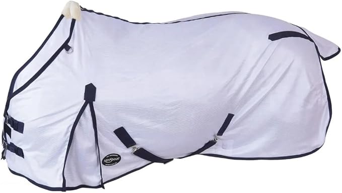 Tack Shack of Ocala- Reinsman Circle Y Breathable Mesh Fly Sheet, Fly Sheet for Horses, Mesh Fly Sheet, Fly Sheet, Breathable Comfy Fly Sheet (81)