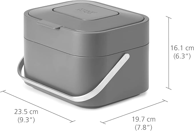 Joseph Joseph Stack Kitchen Food Intelligent Waste Compost Caddy Recycling Bin