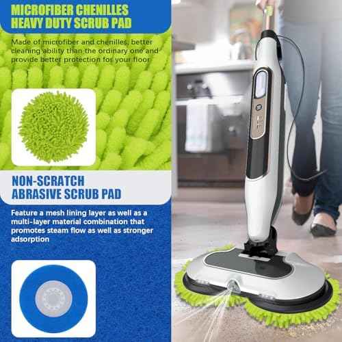 Magic Sponge Eraser Pads and Microfiber Chenilles Pads for Shark