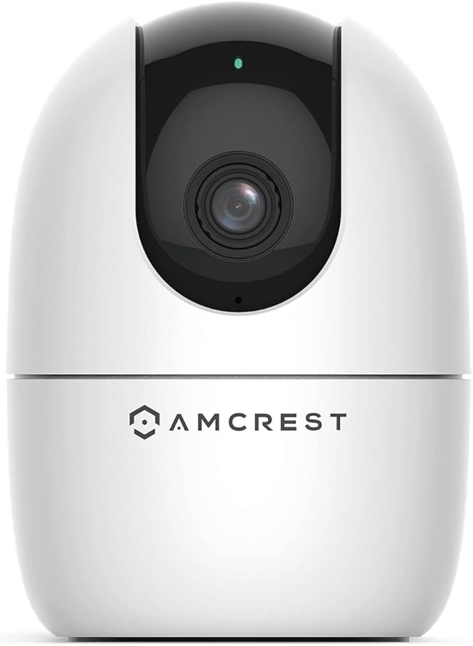 Amcrest 1080P WiFi Camera Indoor, Nanny Cam, Dog Camera, Sound & Baby Monitor, Human & Pet Detection, Motion-Tracking, w/ 2-Way Audio, Phone App, Pan/Tilt Wireless IP Camera, Night Vision (Renewed)