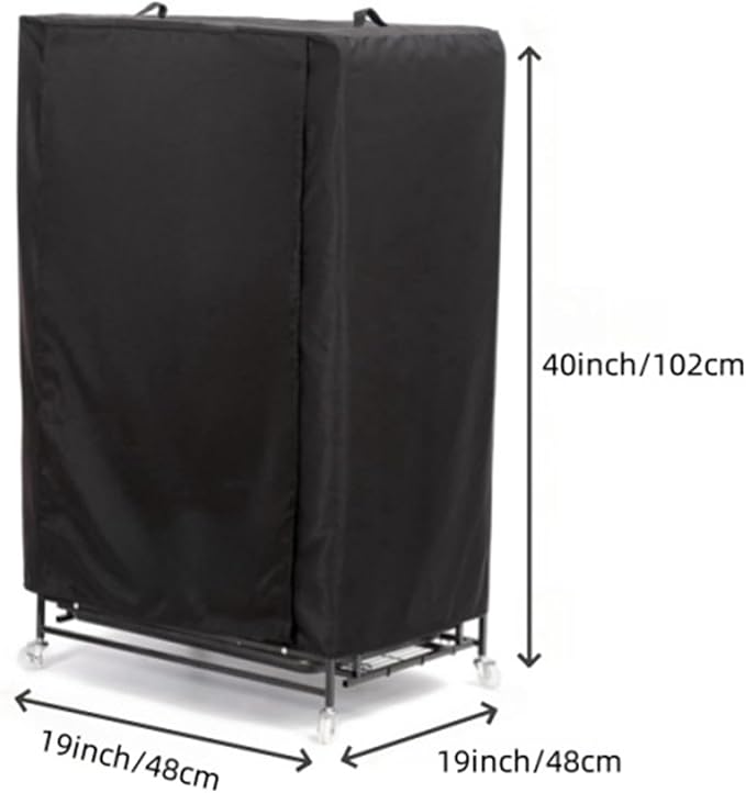 Bird Cage Covers for Night - 66x48x102cm Breathable Budgies Guard Enclosure Shroud | Waterproof Nighttime Parakeet Parrot Cockatiel Shelter Draping Screen, Light-Blocking Aviary Protection Curtain
