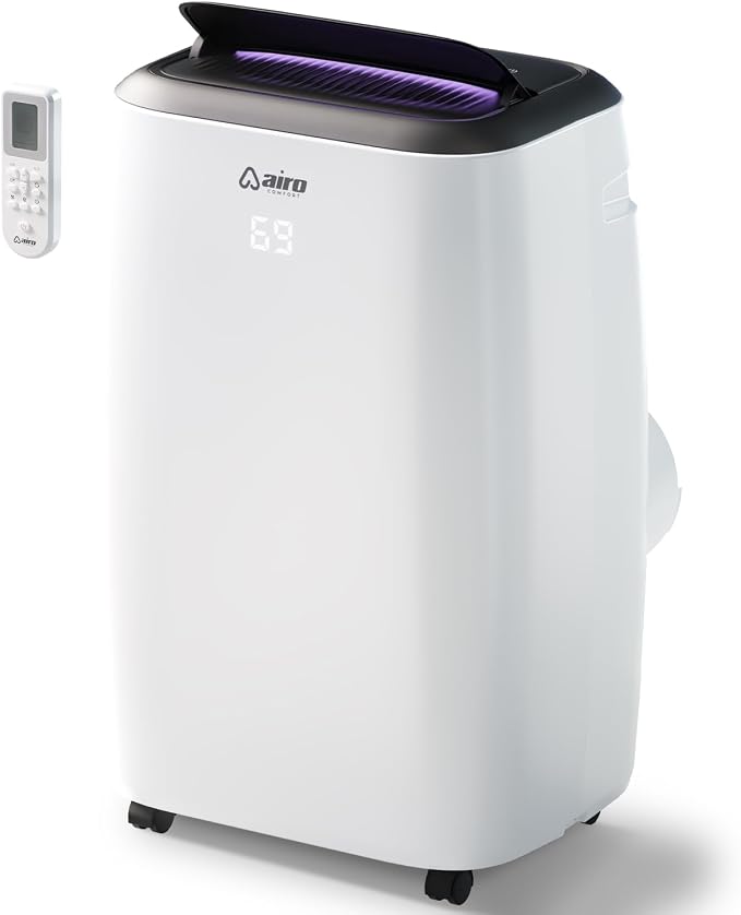 Portable Air Conditioners 8, 000 BTU AIRO COMFORT, AC Unit Floor Standing