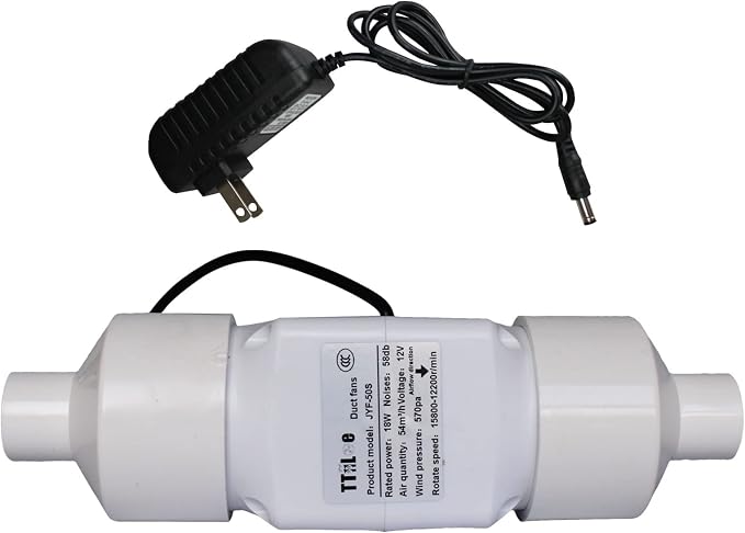 18W 12V Duct Extractor Fan 2” 50mm