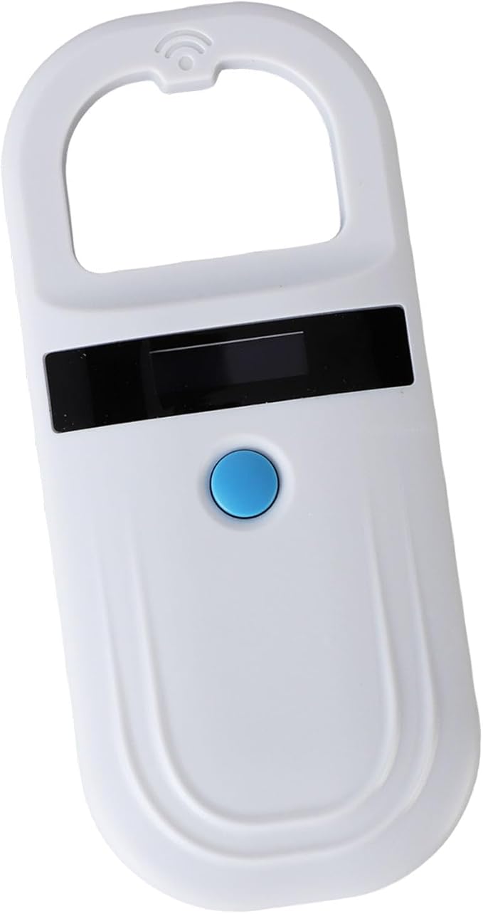 Pet Microchip Scanner, Portable Rechargeable Reader with 1000 Records Storage, for Dog Cat Animal Management (Type 1)