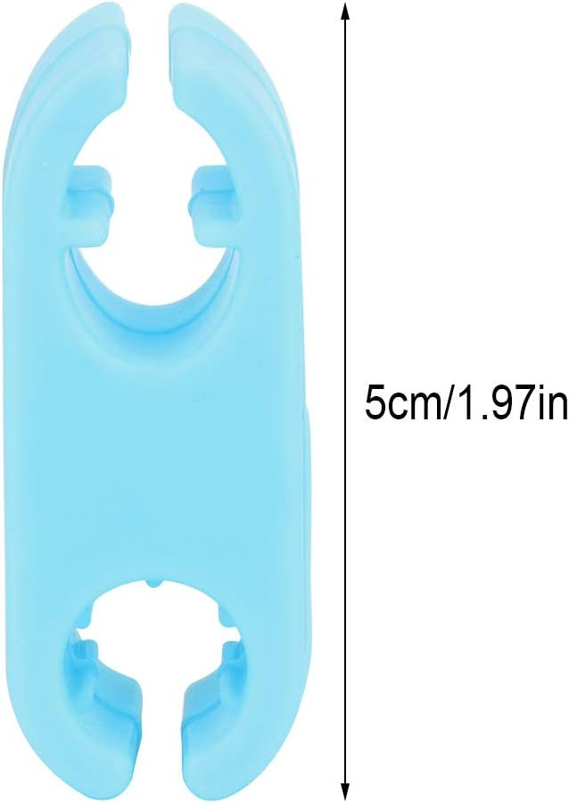 Pet Selfie Clip Silicone Non Toxic Durable Jaw Design Helps Record Beautiful Moments with Pets Universal for Cats and Dogs Blue Pink 5cm 2pcs