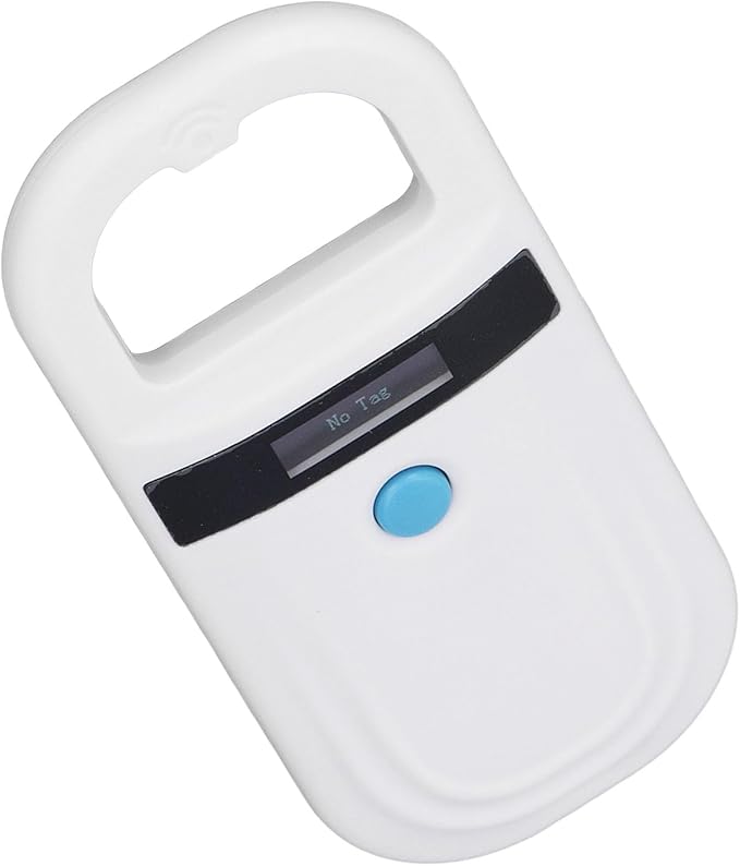 FILFEEL Pet Microchip Scanner with LED Display - 134.2kHz & 125kHz, 256 Data Storage, Animal ID Reader for FDXB EMID Chip