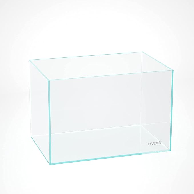 Landen 60P 23 Gallon Rimless Low Iron Aquarium Tank, W23.6×D15.7×H15.7 in(60x40x40cm) 8mm Thickness
