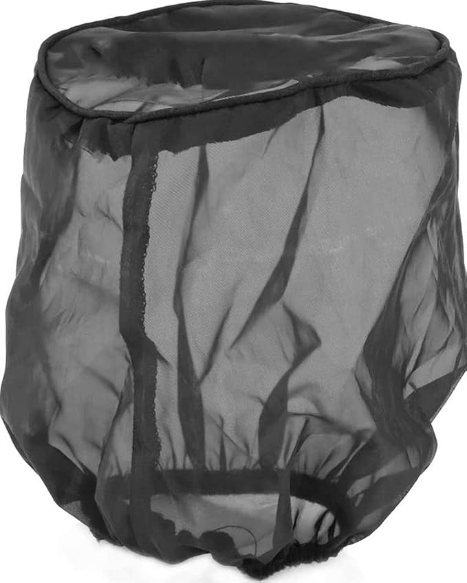 Black Cold Air Intake Cone Replacement Performance Washable Clamp-on Dry Filter