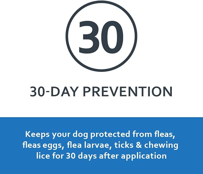 Sentry Fiproguard Plus for Dogs, Flea and Tick Prevention for Dogs (23-44 Pounds), Includes 3 Month Supply of Topical Flea Treatments