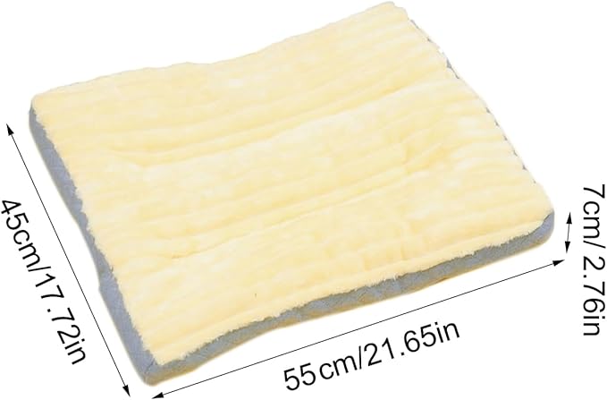 Dog Bed,pet Beds & Furniture,Machine-Washable Cushion for Dogs and Cats,Suitable for Dogs, Floor Furniture Use Yellow S
