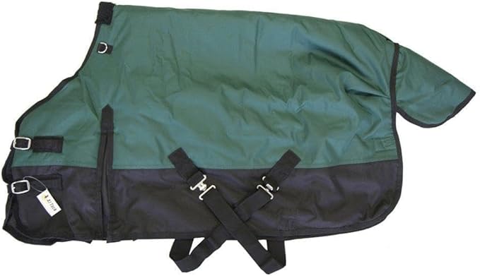 AJ Tack 1200D Waterproof Winter Pony Blanket - 300g Heavyweight Turnout with Fleece Collar, Shoulder Gussets & Tail Flap - Camouflage 54"