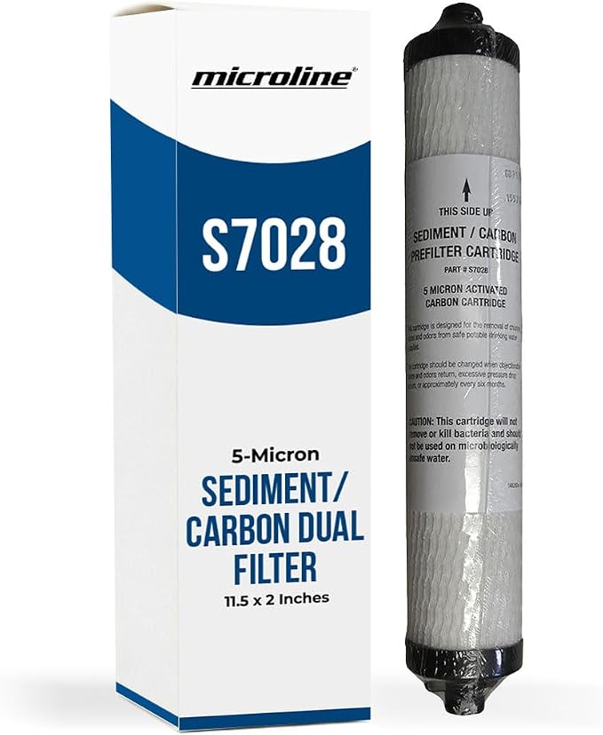 Microline Sediment Filter 5 Micron S7011 Cartridge – Reduces Sediment and