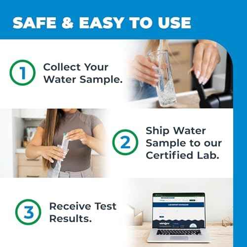 Safe Home® Lead in Drinking Water Test Kit – 1 Sample Tested at Our