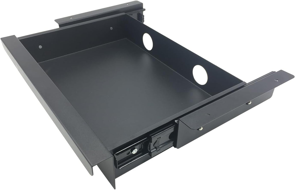 Under Desk Mounted Sliding Pull-out Drawer, W 15.3" x D 8.8"