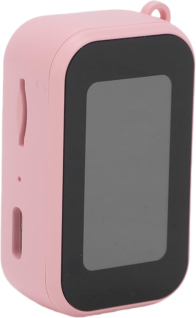 Tbest 1080P Thumb Retro Video Camera Color Screen Small for Cycling Hiking Pet Recording (Pink) (Pink)