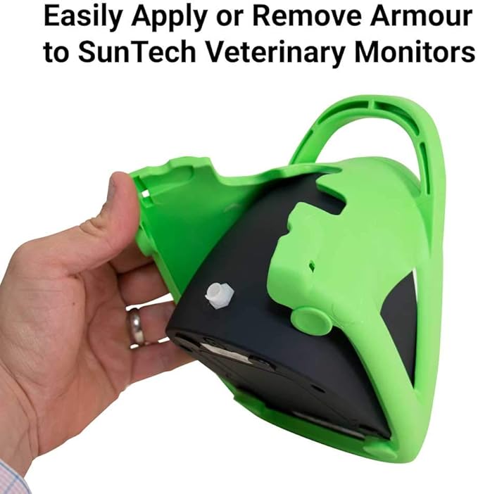 Protective Armour for SunTech Vet20, Vet25 and Vet30 Series Monitors (Tree Frog Green)