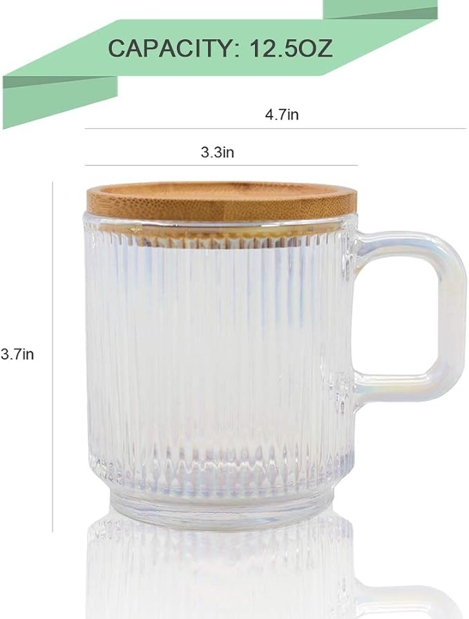 Lysenn Iridescent Glass Mug