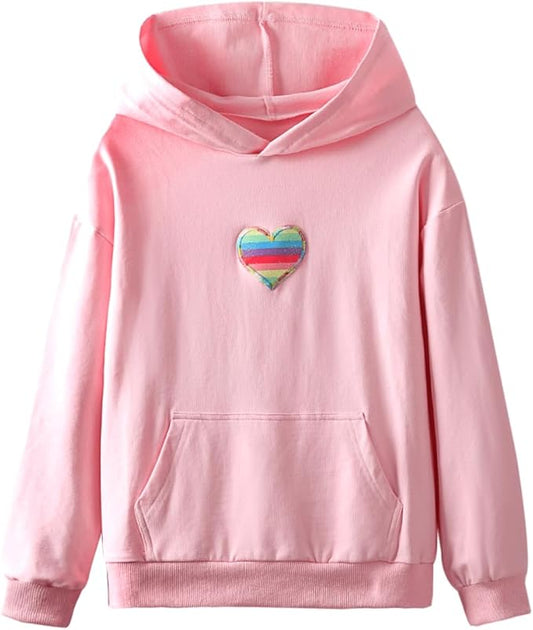 WELAKEN Sweatshirts for Girls Toddler & Kids II Little Girl's Pullover Tops Sweaters & Hoodies