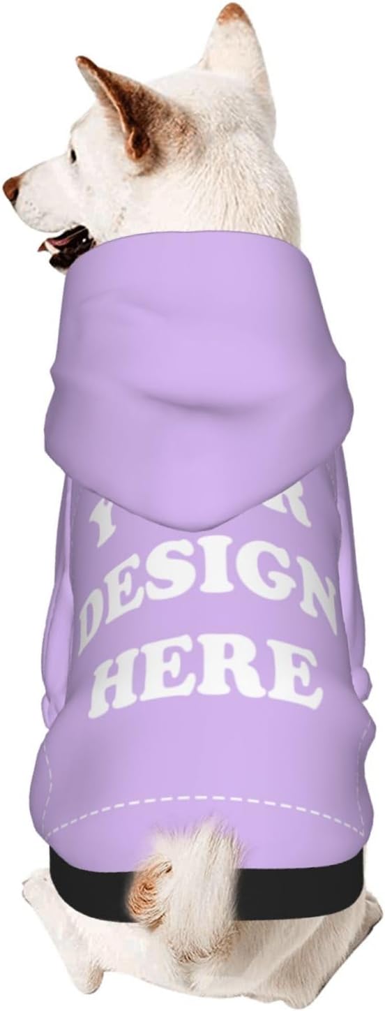 Dog Costume, Custom Dog Hoodie, Dog Name Costume Holiday Pet Pajamas Outfit, Personalized Pet Coat Costumes for Small Medium Large Dogs and Cats for Winter, TaroMilk, M