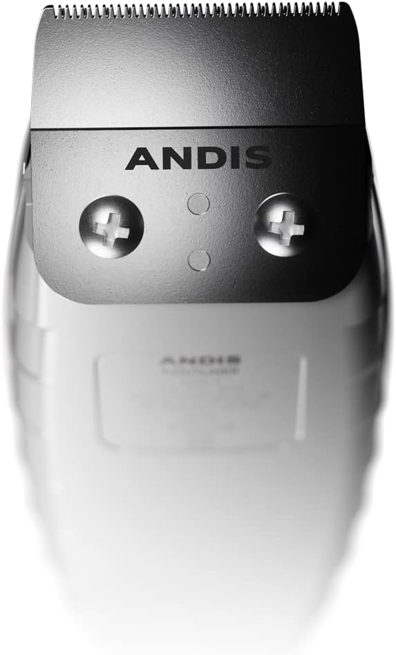 Andis 04685 Professional Outliner ll Square Blade Beard Trimmer - Blade Zero Gapper, Carbon Steel Blade - Grey