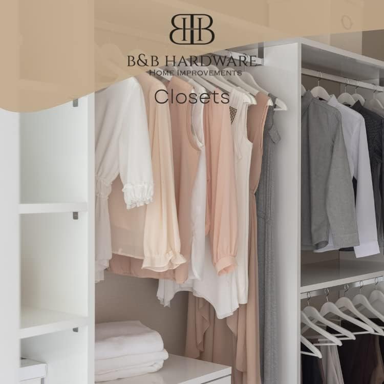 B&B HARDWARE White Cabinet Shelves Melamine - Custom Cut to Size - Ideal for Kitchen, Closet, & Garage Storage - Easy to Install - (15'' Depth x 23' Inches Length)