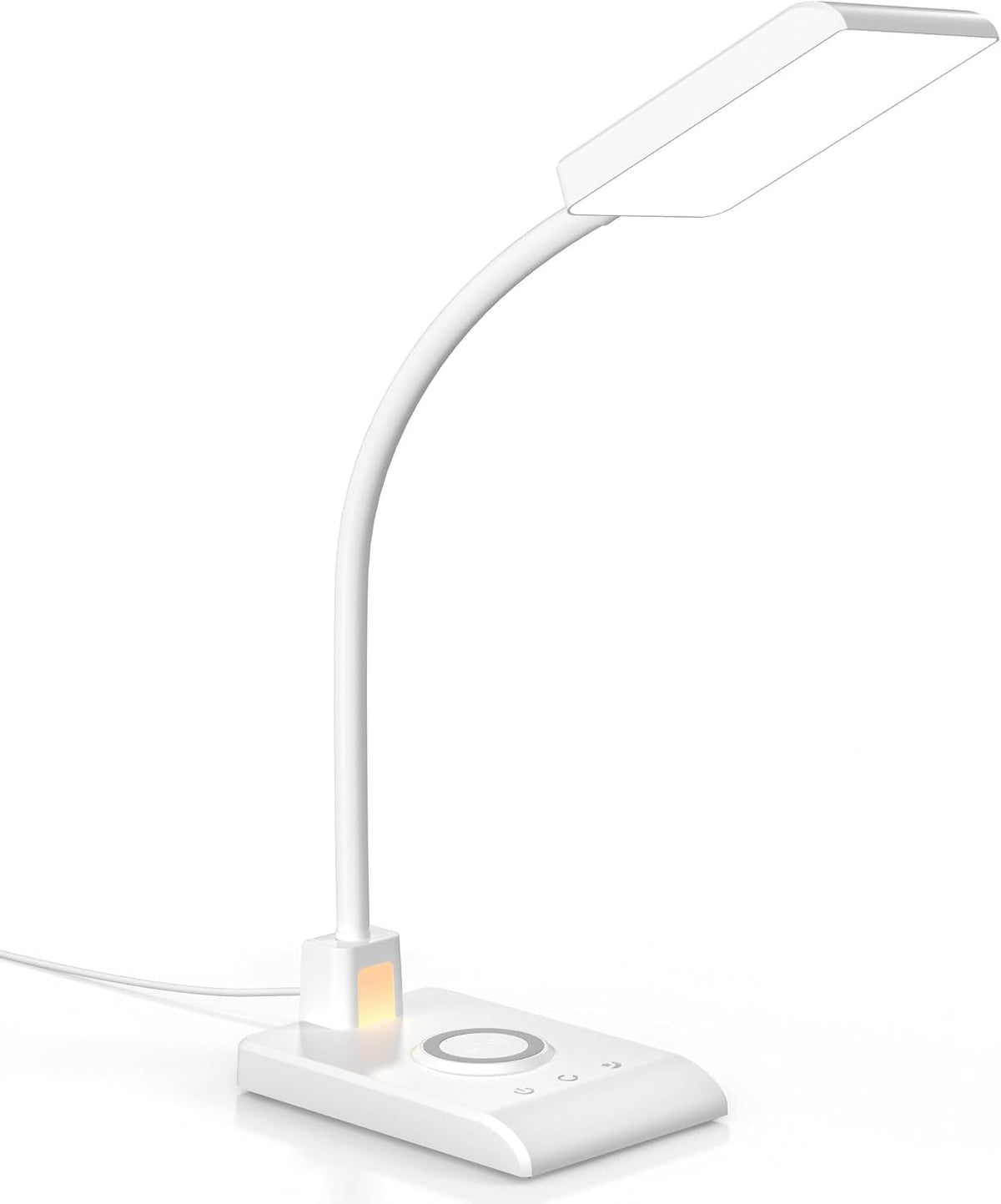 Desk Lamp with Wireless Charger LED Desk Lamps for Home Office White CRI90+