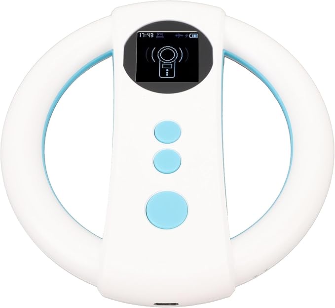Portable Pet Chip Scanner with Dual Frequency RFID Support, Stores 500 Animal IDs, Rechargeable 650mAh Battery, Animal Tag Reader for Dogs and Cats for Shelters