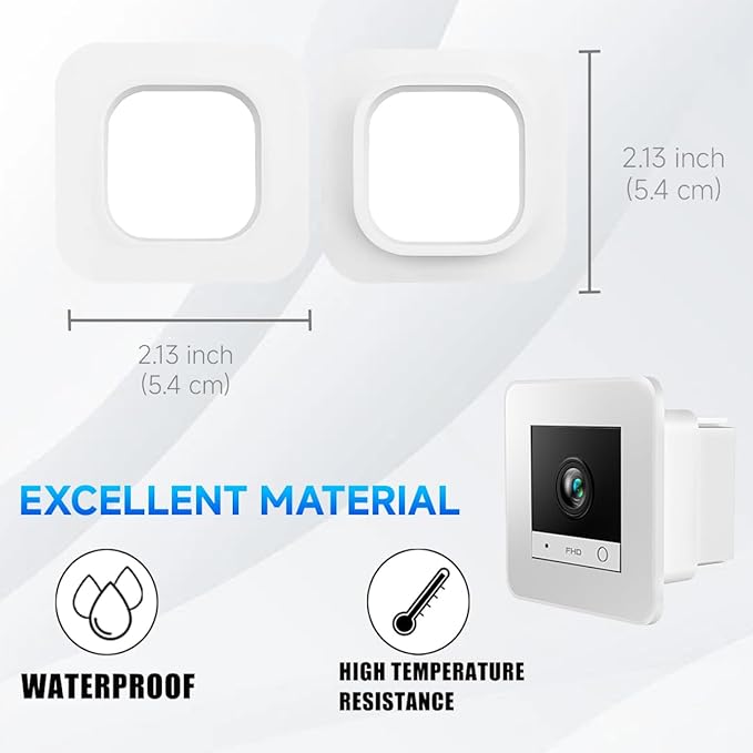 2K HD Aquarium & Terrarium WiFi Pet Camera,140° Wide-Angle Anti-Glare & Anti-Reflection,Night Vision for Fish & Reptiles,Two-Way Audio,Glass-Mount Enclosure Monitor,24/7 Recording (2 Pack)