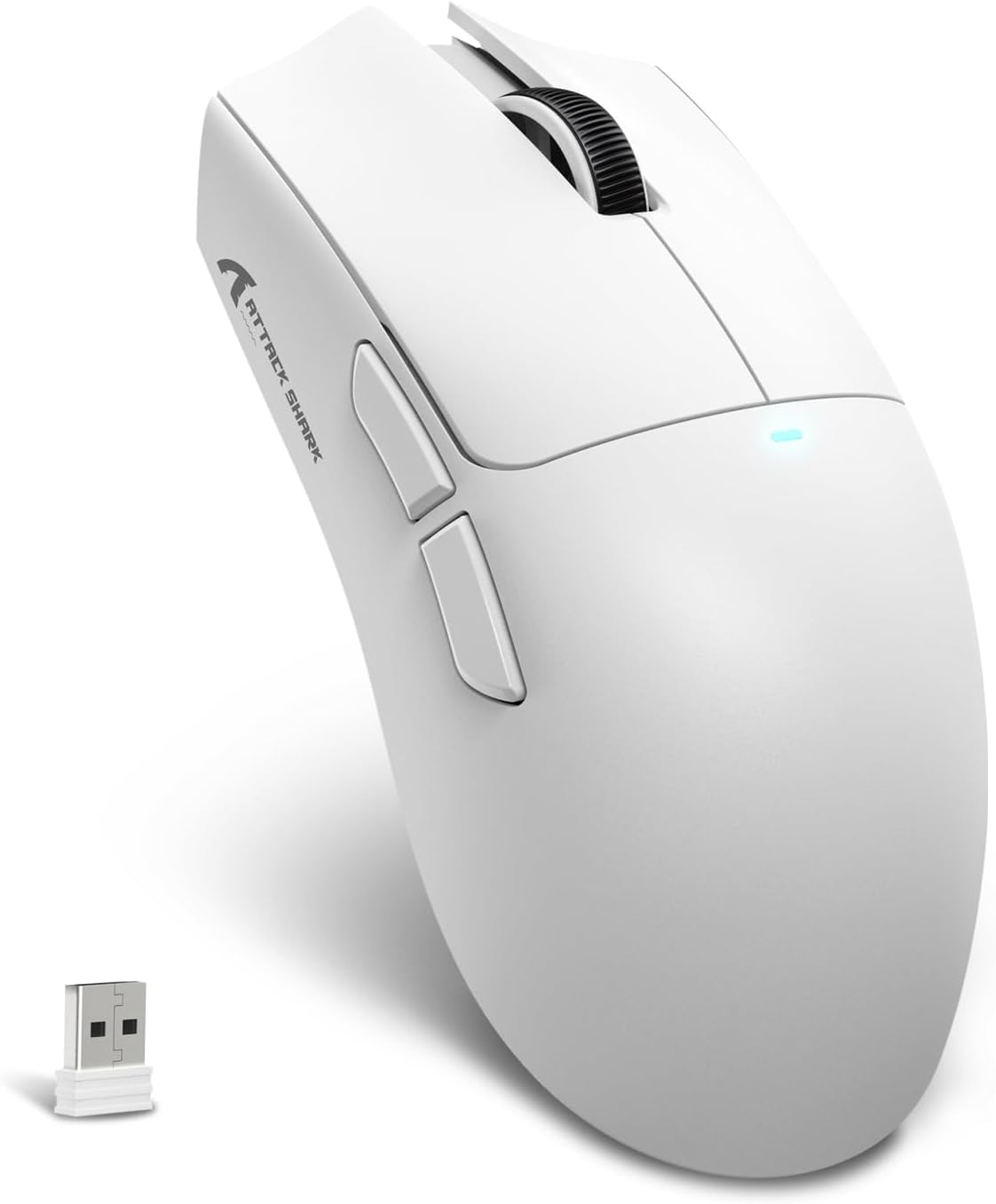 ATTACK SHARK X11 SE Ultra-Light Wireless Gaming Mouse, White