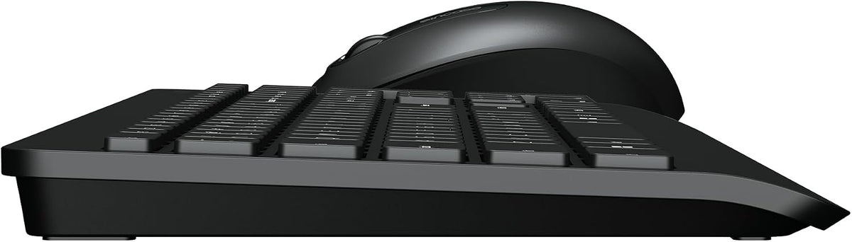 Incase Wireless Desktop 900 Keyboard and Mouse Combo - Designed by Microsoft – Quiet Touch Keys, Ambidextrous Design, Customizable Hotkeys, Two Year Battery Life – Black