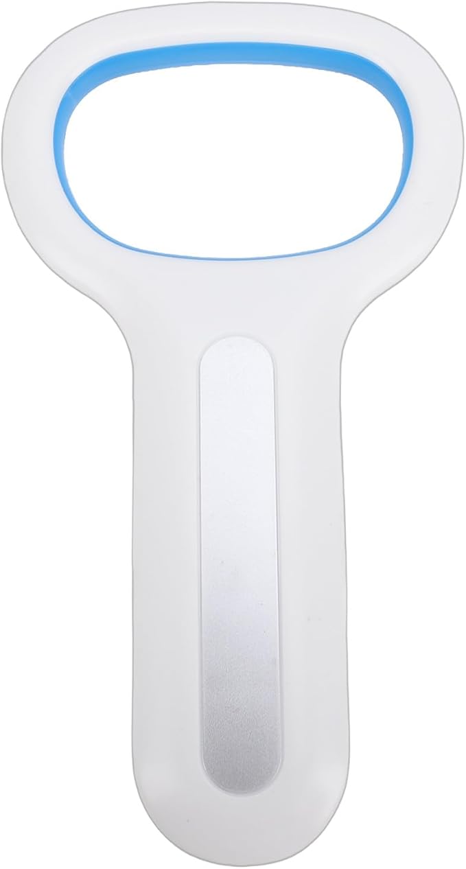 HEEPDD Pet Microchip Scanner, Trackers Reader for Dogs and Cats with OLED Display and Connectivity for Vet Professionals Pet Microchip Scanner, Rechargeable Nan Gardening (White)