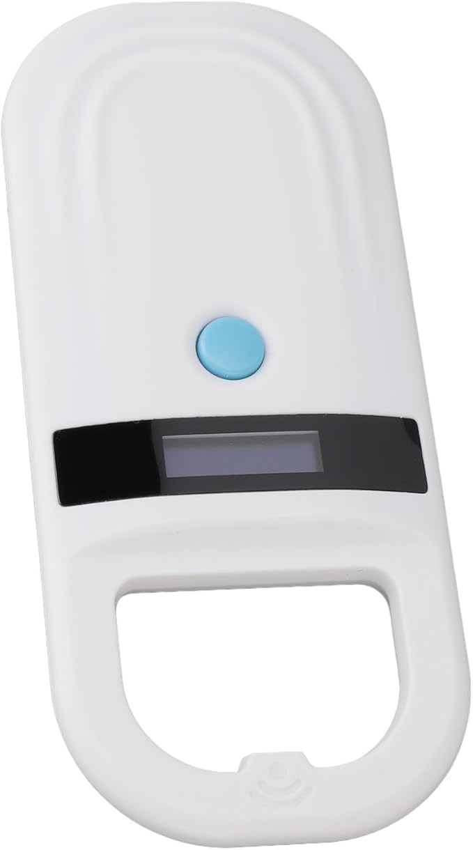 Pet Microchip Reader Portable Rechargeable Animal ID Tag Scanner for Poultry Cow Dog Cat Sheep - Efficient Identification Technology, Lightweight Design for Outdoor Use