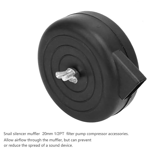Air Compressor Intake Filter and Silencer 20mm 1/2PT Replacement Part Reduces