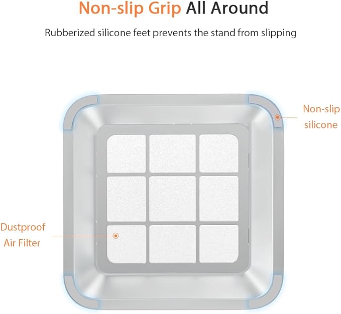 IFCASE Desktop Dust, Air Filter Stand