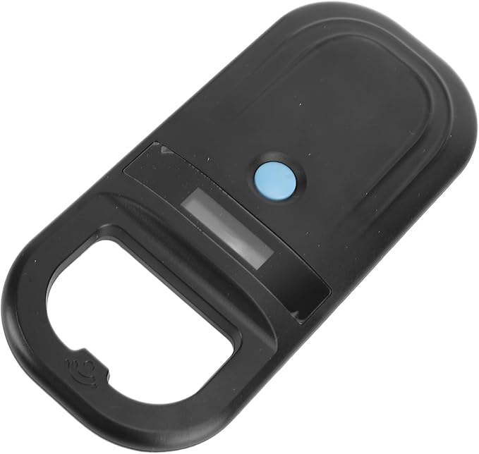 Diydeg Pet Microchip Scanner, Rechargeable EMID FDX B Portable Pet Chip Scanner with OLED Display, 134.2KHz, 128 Sets of Data, Microchip for Animal, Pigs, Dogs, Cats (Black)