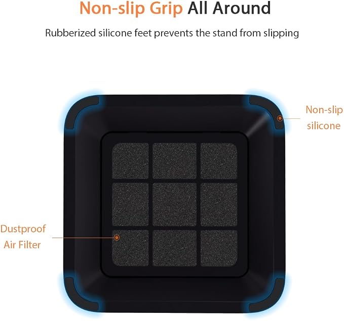 IFCASE Desktop Dust, Air Filter Stand