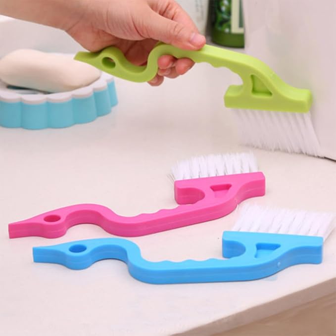 Window Groove Cleaning Brush Set 8pcs Scrubber
