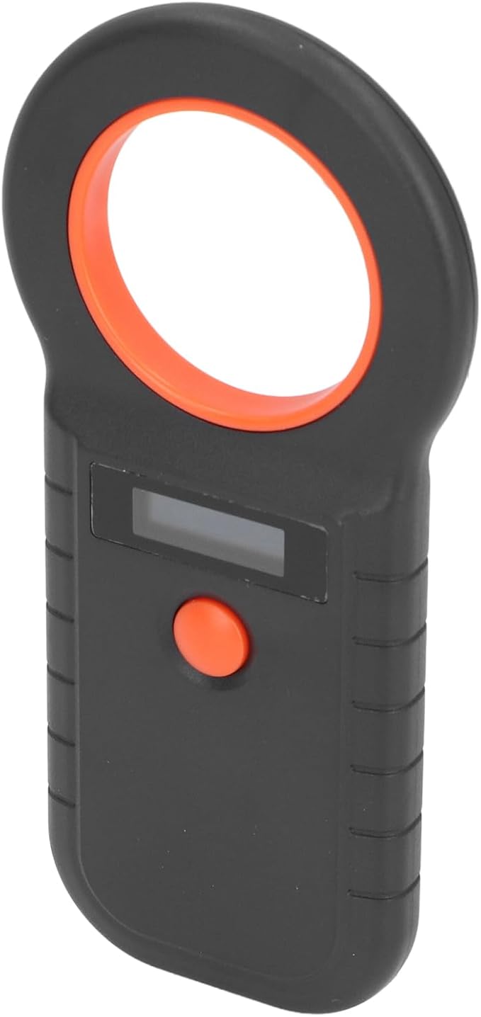 Portable Pet Microchip Reader, ABS Lightweight Dog Cat Scanner with LCD Display, 2.4G Connectivity for EMID FDXB