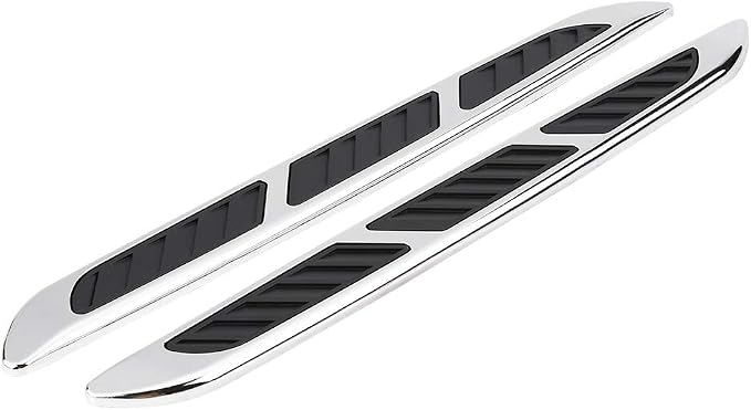 1 Pair Car Hood Vent Air Intake Grille, Car Exterior Hood Side Door Air Flow