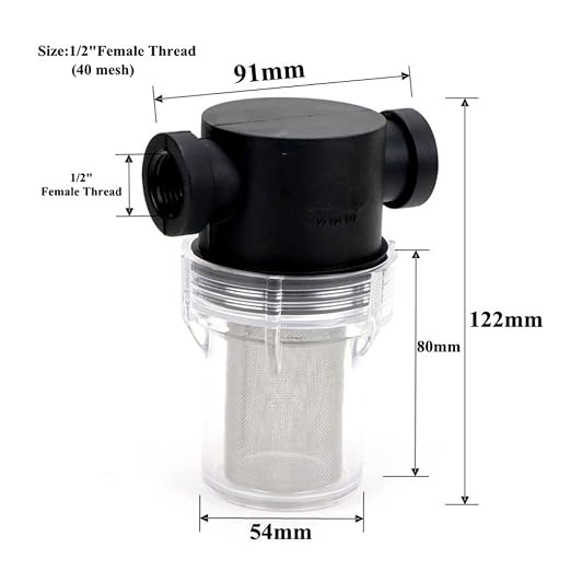 Precision Inline Filter 40 Mesh