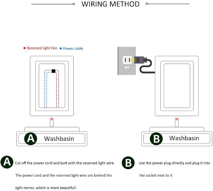 Modern LED Illuminated Bathroom Mirror